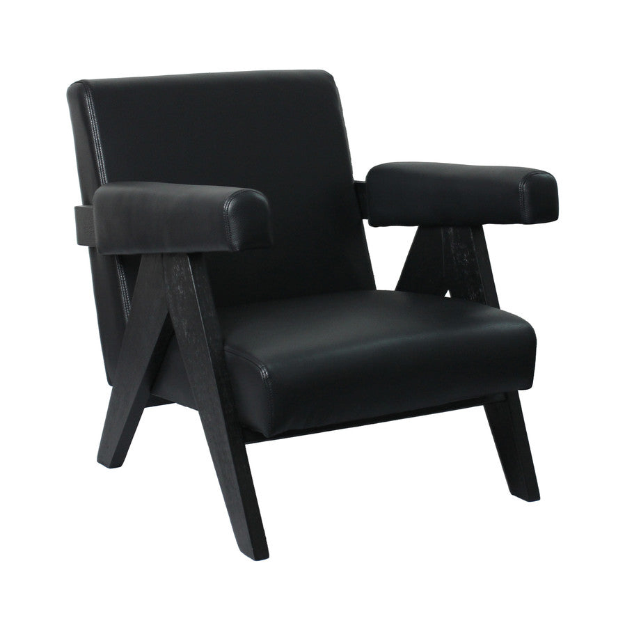 Pierre Arm Lounge Vegan Leather - comfortable seating for relaxation | Image 7 | InSTYLE Home & Rugs