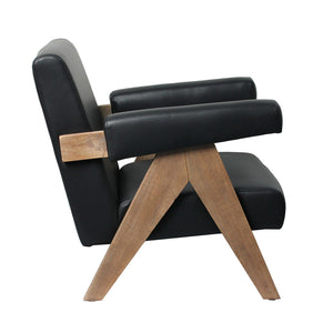 Pierre Arm Lounge Vegan Leather - comfortable seating for relaxation | Image 5 | InSTYLE Home & Rugs