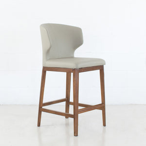 Cabo Stool With Solid Wood Base | Image 1 | InSTYLE Home & Rugs