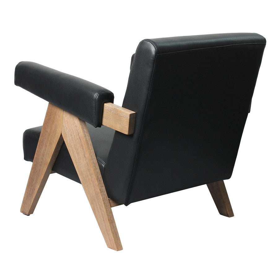 Pierre Arm Lounge Vegan Leather - comfortable seating for relaxation | Image 6 | InSTYLE Home & Rugs