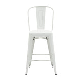 Rochelle Stool with Back - 16-N1085CGM | InSTYLE Home & Rugs