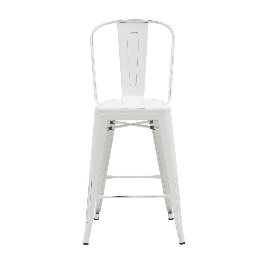 Rochelle Stool with Back - 16-N1085CGM | InSTYLE Home & Rugs
