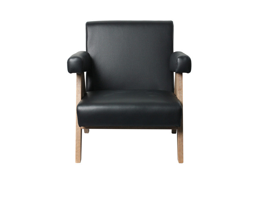 Pierre Arm Lounge Vegan Leather - comfortable seating for relaxation | Image 3 | InSTYLE Home & Rugs