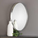 Pursley Oval Mirror, Nickel