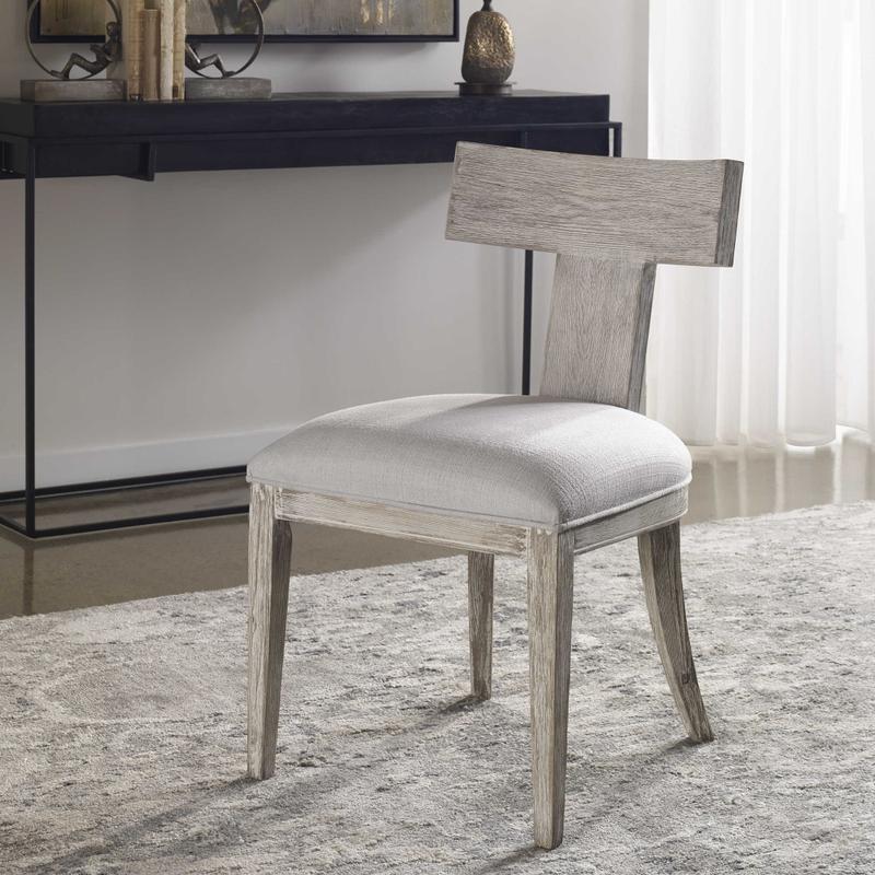Idris Armless Chair, White, 2 Per Box, Priced Each - comfortable seating for dining and office spaces | Image 1 | InSTYLE Home & Rugs