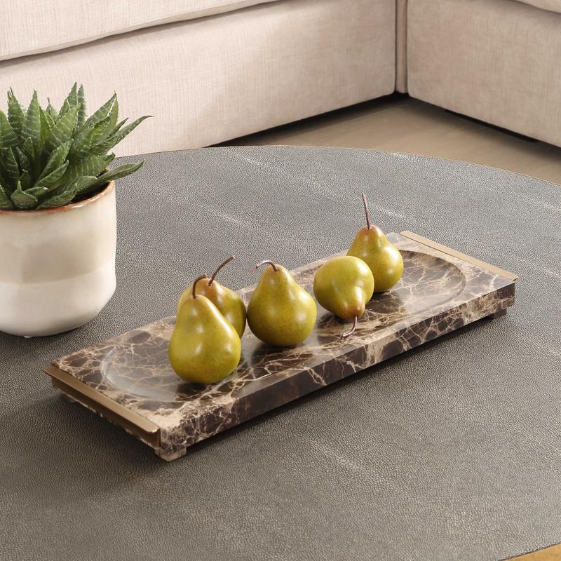 Marble Crest, Tray - modern accessories for a personalized living space | Image 1 | InSTYLE Home & Rugs