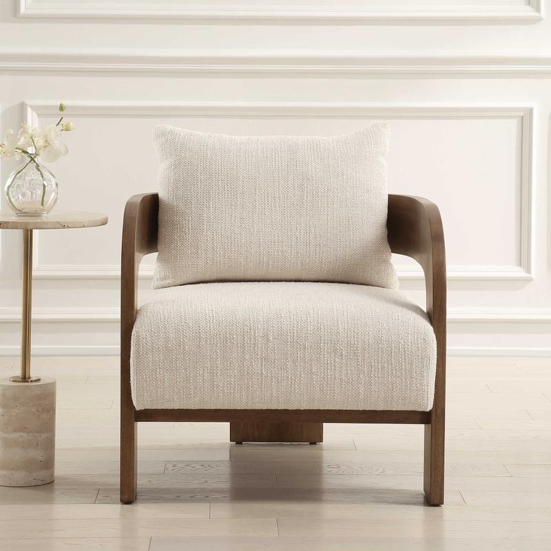 Rowan Accent Chair - stylish accent chair to elevate your living room decor | Image 1 | InSTYLE Home & Rugs