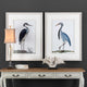 Shore Birds Framed Prints, S/2