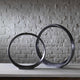 Orbits Ring Sculptures, Black Nickel, S/2