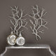 Silver Branches Metal Wall Decor, S/2