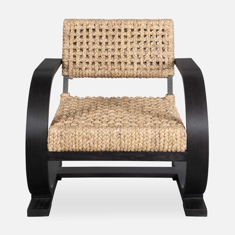 Rehema Accent Chair, Black - stylish accent chair to elevate your living room decor | Image 1 | InSTYLE Home & Rugs