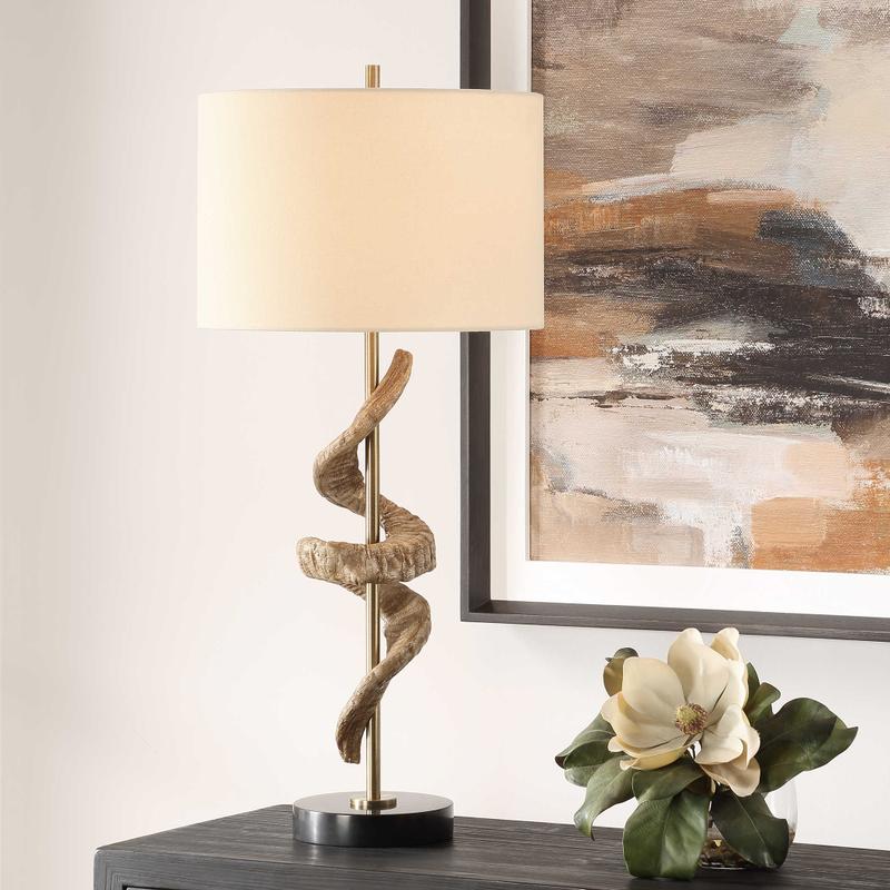 Rams Horn Table Lamp - perfect lighting for modern homes | Image 1 | InSTYLE Home & Rugs