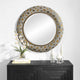 Copper Terrazzo Round Mirror