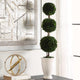 Preserved Boxwood Triple Topiary