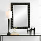 Studded Mirror, Black