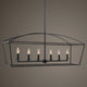 Clayton, 6 Lt Linear Chandelier