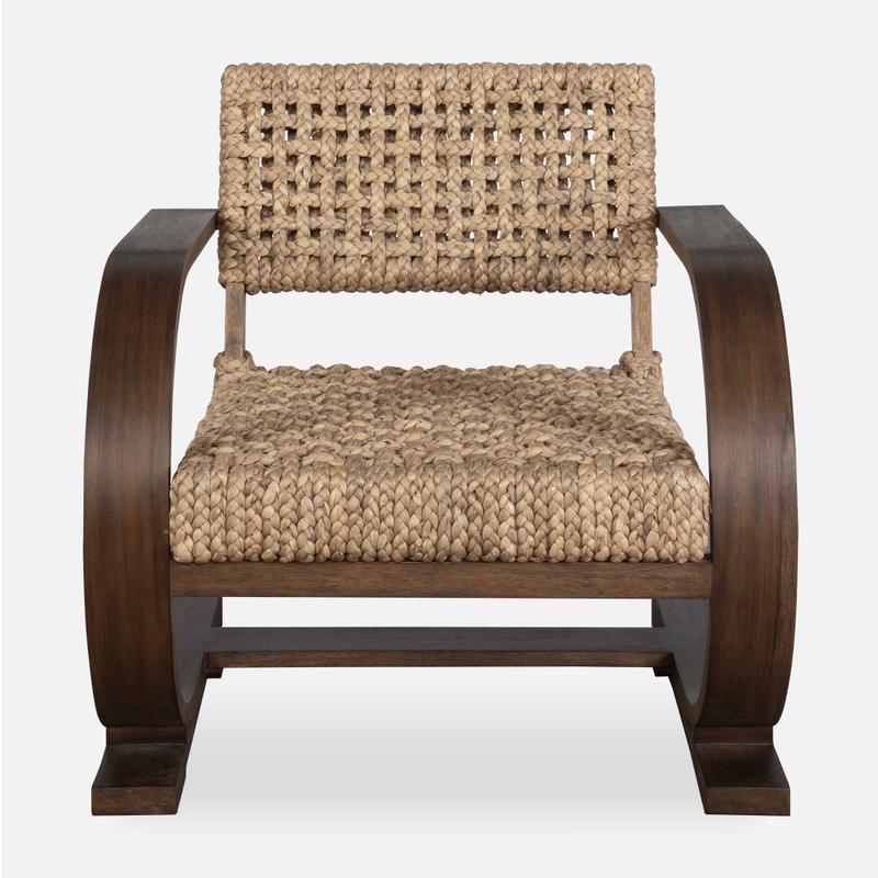Rehema Accent Chair, Walnut - compact accent chair for adding personality to any room | Image 1 | InSTYLE Home & Rugs