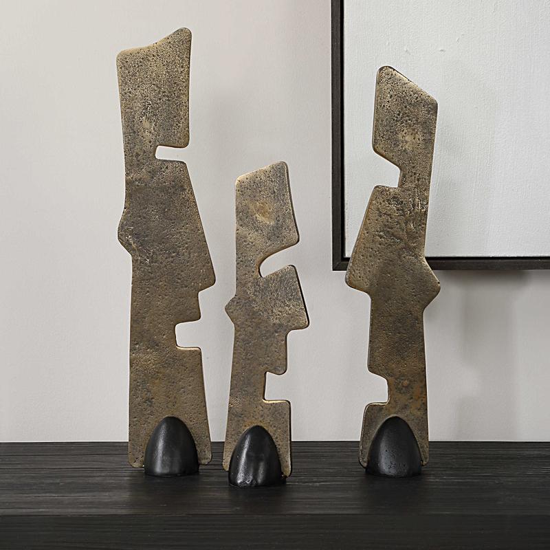 Geometric Echoes, Sculptures, S/3 - modern accessories for a personalized living space | Image 1 | InSTYLE Home & Rugs