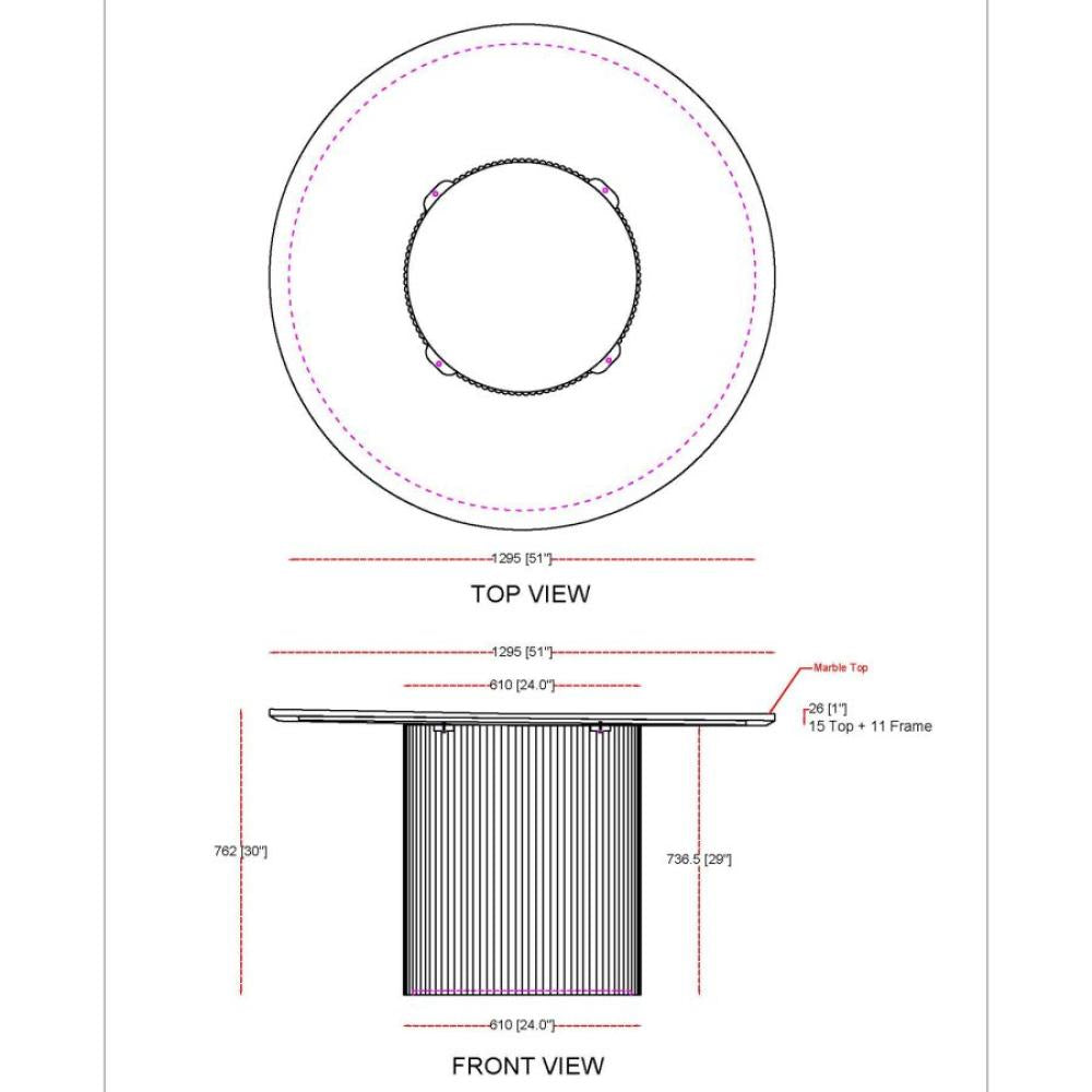 Jilsa Round Dining Table - elegant tables for dining rooms | Image 16 | InSTYLE Home & Rugs