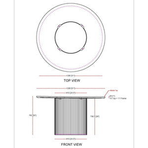 Jilsa Round Dining Table - elegant tables for dining rooms | Image 16 | InSTYLE Home & Rugs