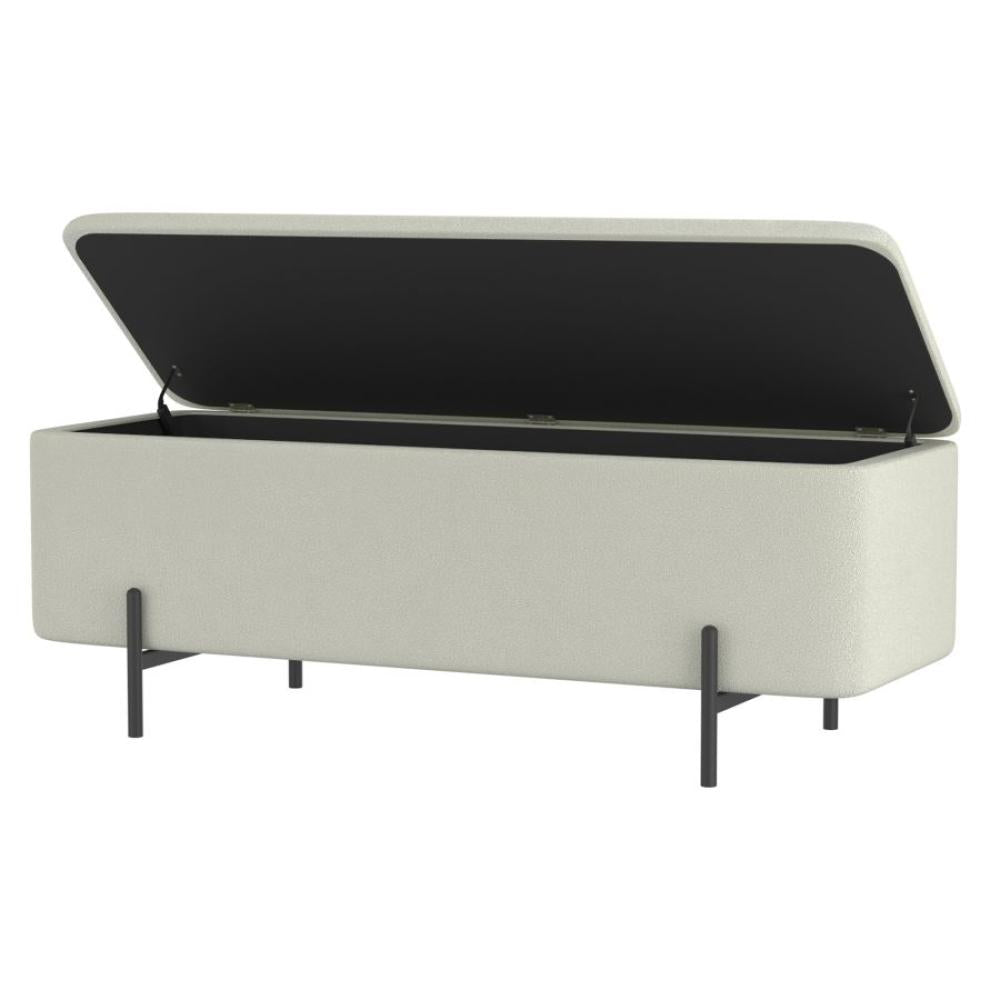 Erzo Storage Ottoman Bench - chic ottomans for living rooms | Image 19 | InSTYLE Home & Rugs