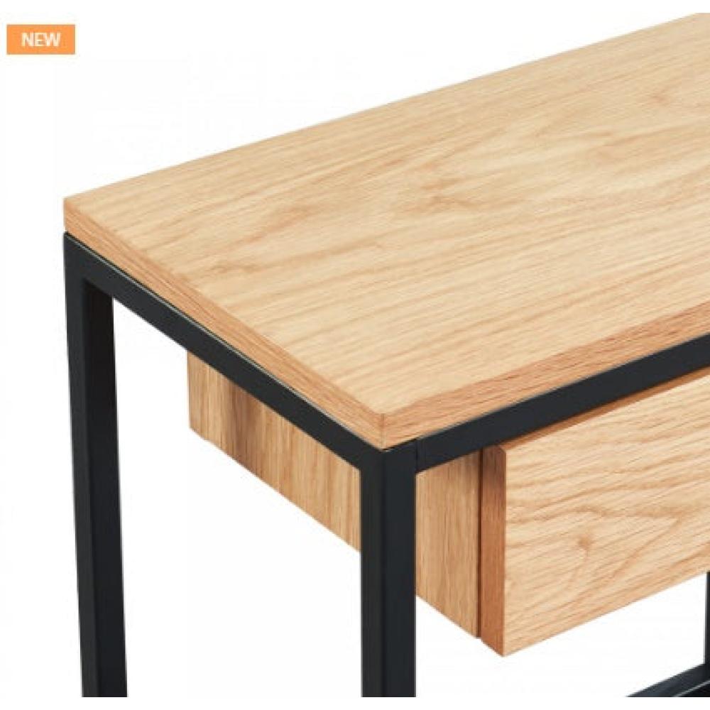 Lance Accent Table in Oak - functional accent table with unique design for any room | Image 3 | InSTYLE Home & Rugs