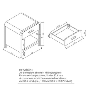 Bowman 1 Drawer Accent Table | Image 7 | InSTYLE Home & Rugs