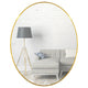Gold Oval Mirror 24X30