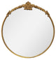 Golden Round Mirror 23.6X25.2