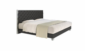Kroma Bed Queen - modern grey bed | Image 1 | InSTYLE Home & Rugs