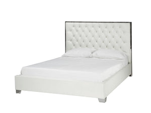 Kroma Bed King White - modern white bed | Image 1 | InSTYLE Home & Rugs