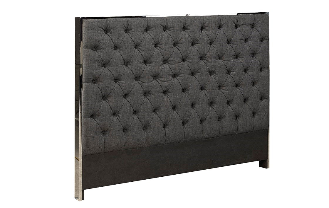 Kroma Bed Queen - modern grey bed | Image 2 | InSTYLE Home & Rugs