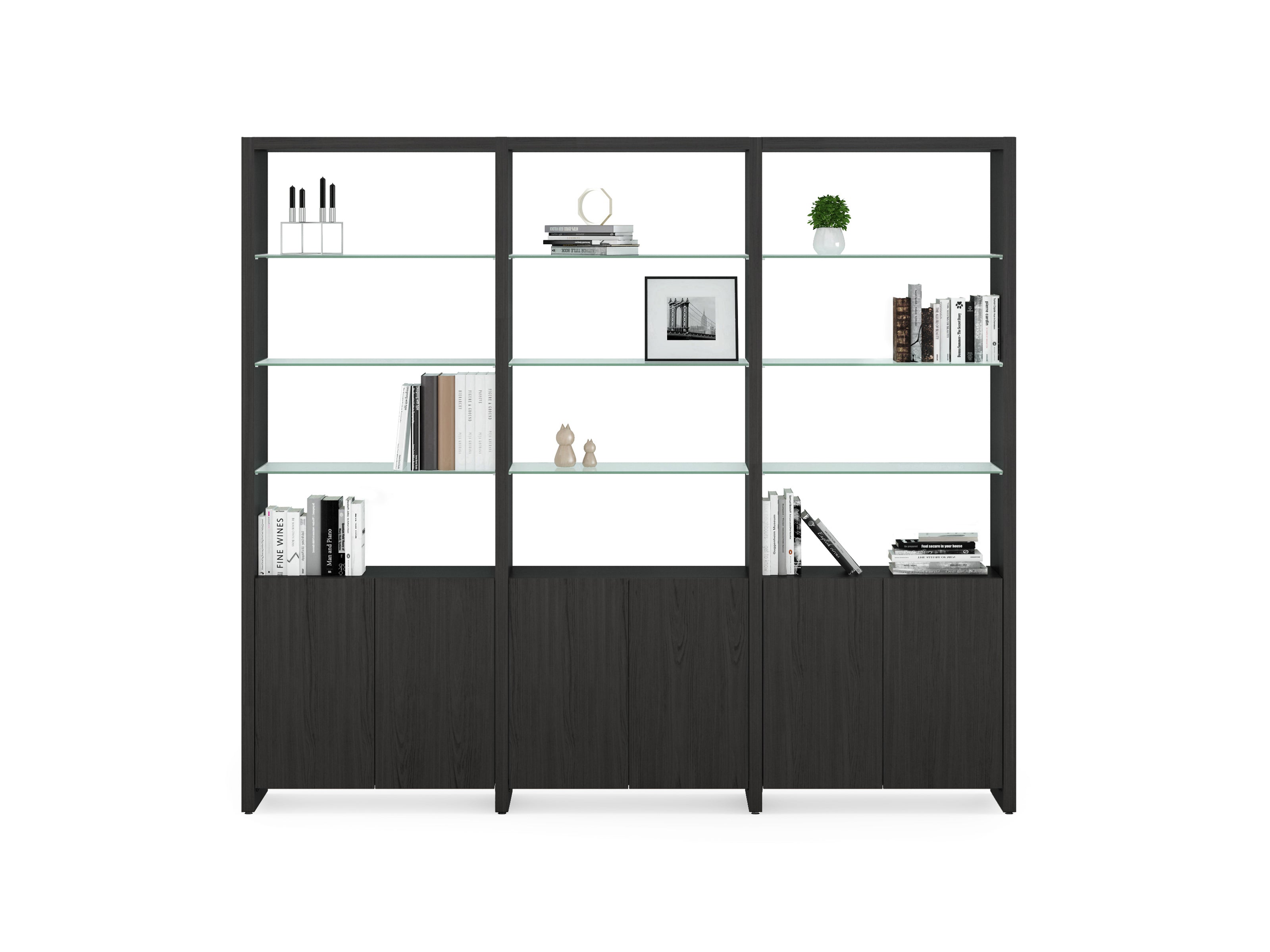 Linea Double Shelf | 33" Wide 580002 - versatile shelf for organizing books, decor, and more | Image 6 | InSTYLE Home & Rugs