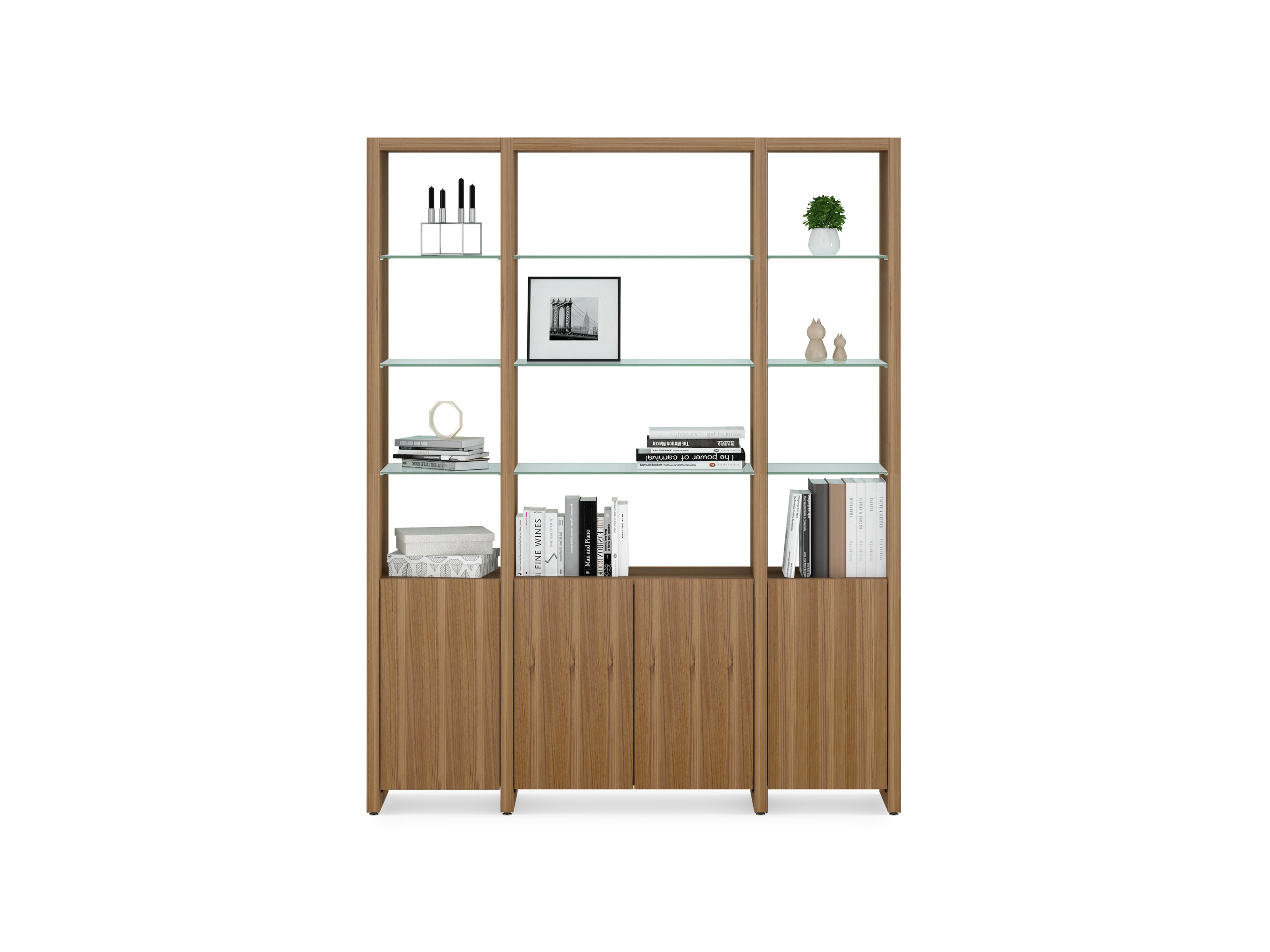 Linea Double Shelf | 33" Wide 580002 - versatile shelf for organizing books, decor, and more | Image 11 | InSTYLE Home & Rugs