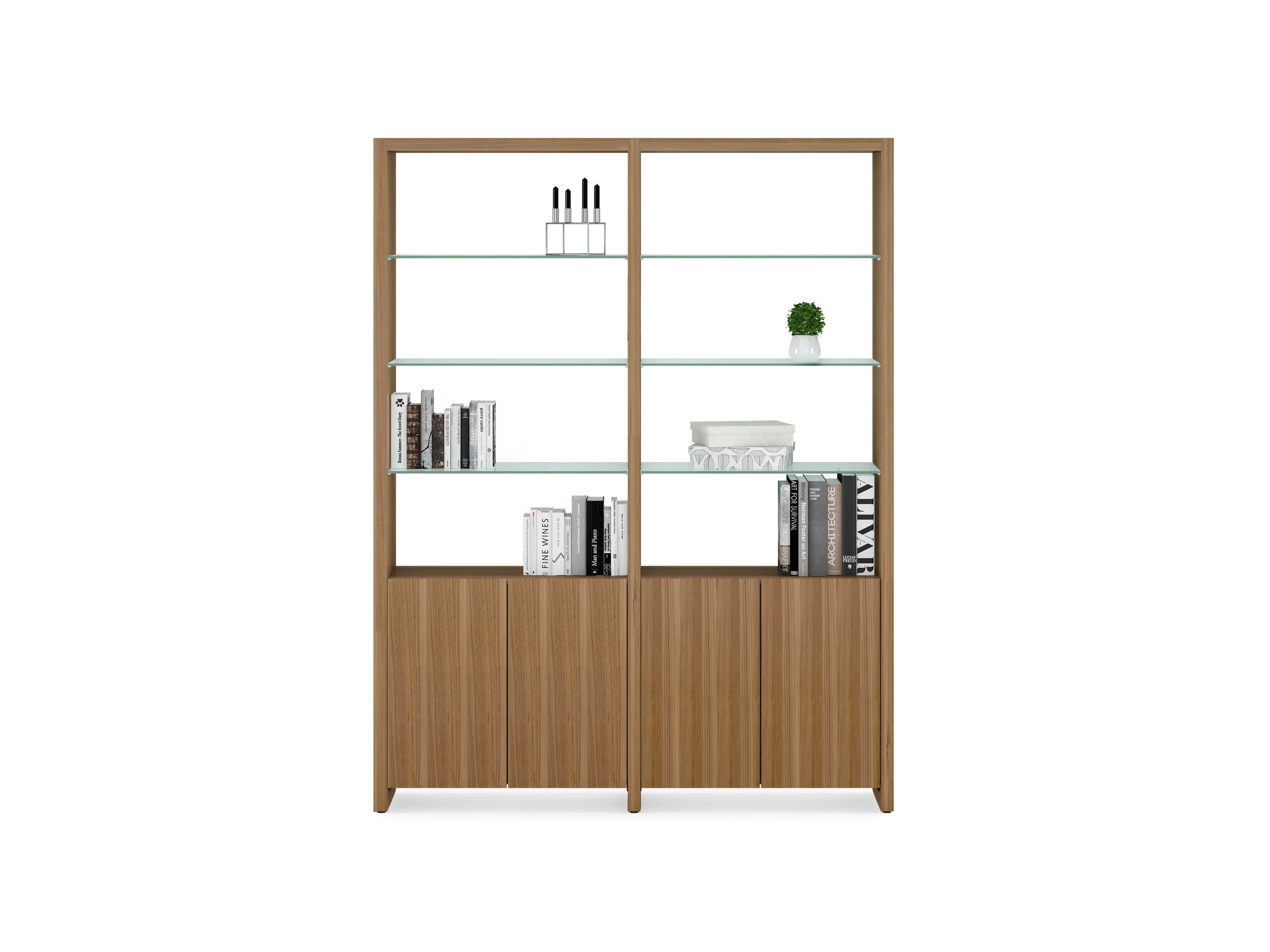 Linea Double Shelf | 33" Wide 580002 - versatile shelf for organizing books, decor, and more | Image 9 | InSTYLE Home & Rugs