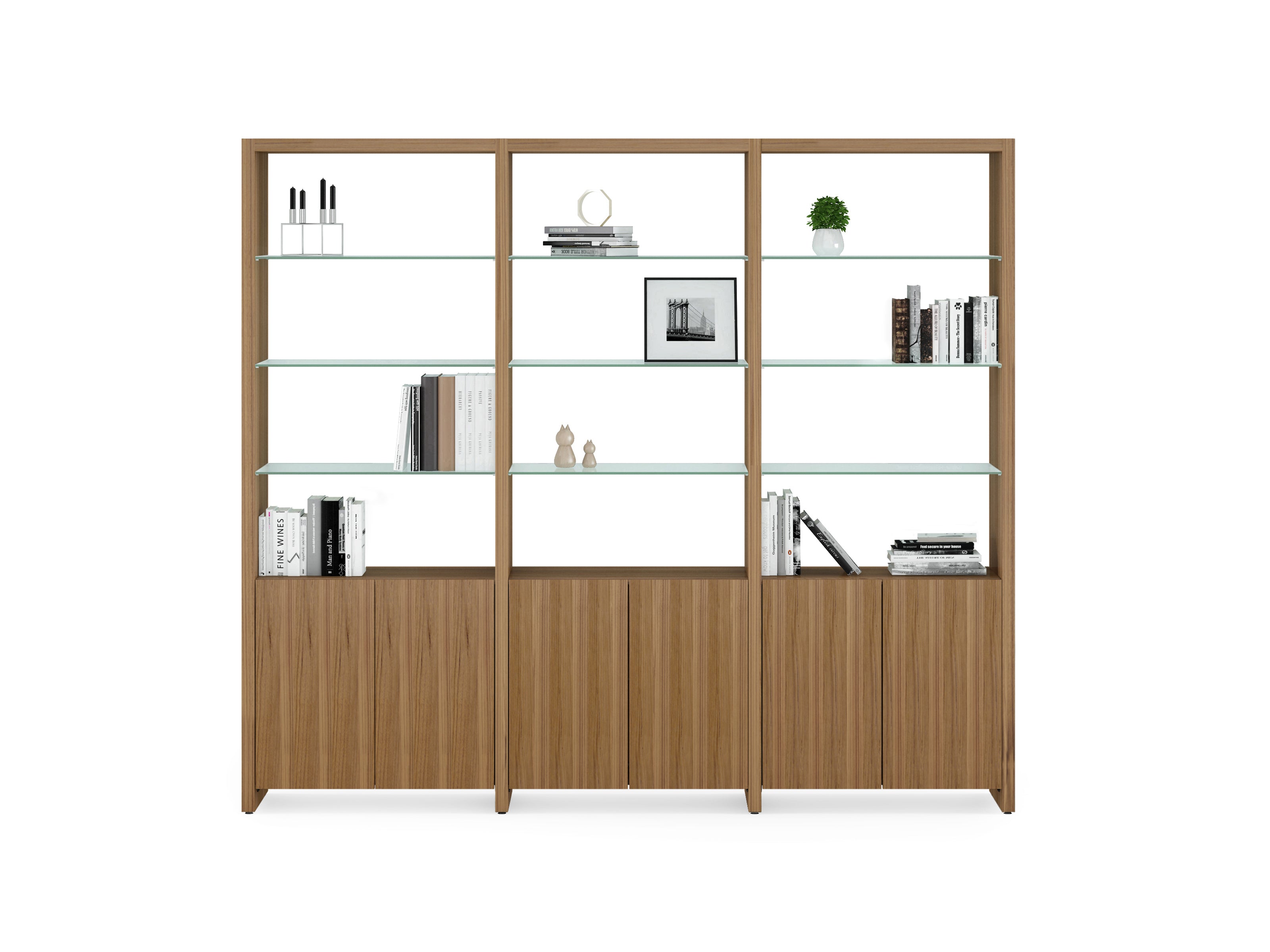 Linea Double Shelf | 33" Wide 580002 - versatile shelf for organizing books, decor, and more | Image 12 | InSTYLE Home & Rugs