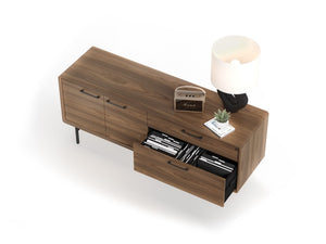 LINQ Office 6829 Storage Credenza - wooden storage credenza with drawers and cabinets for versatile storage | Image 2 | InSTYLE Home & Rugs