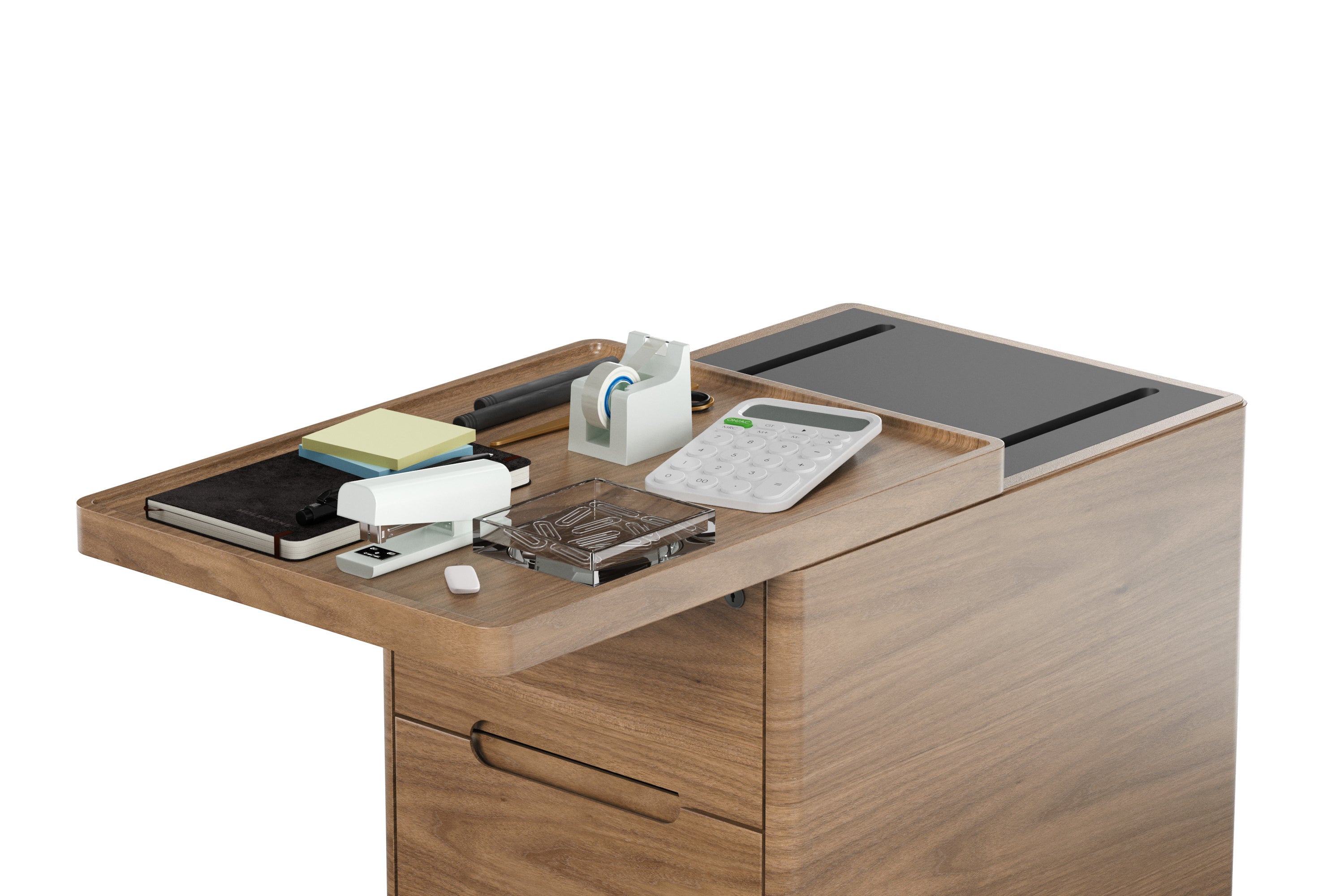 BDI Luma 6727 File & Storage Pedestal - compact mobile file pedestal for efficient office storage | Image 6 | InSTYLE Home & Rugs