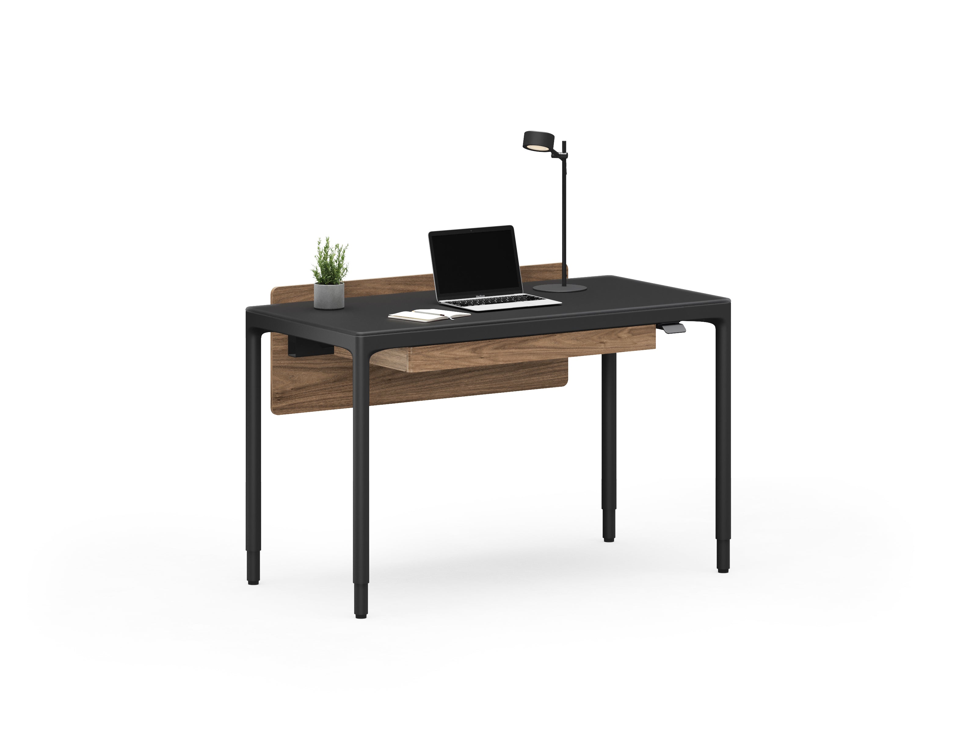 BDI Luma 6761 Sit+Stand Desk | 48"x24" - stylish desk for modern spaces | Image 4 | InSTYLE Home & Rugs