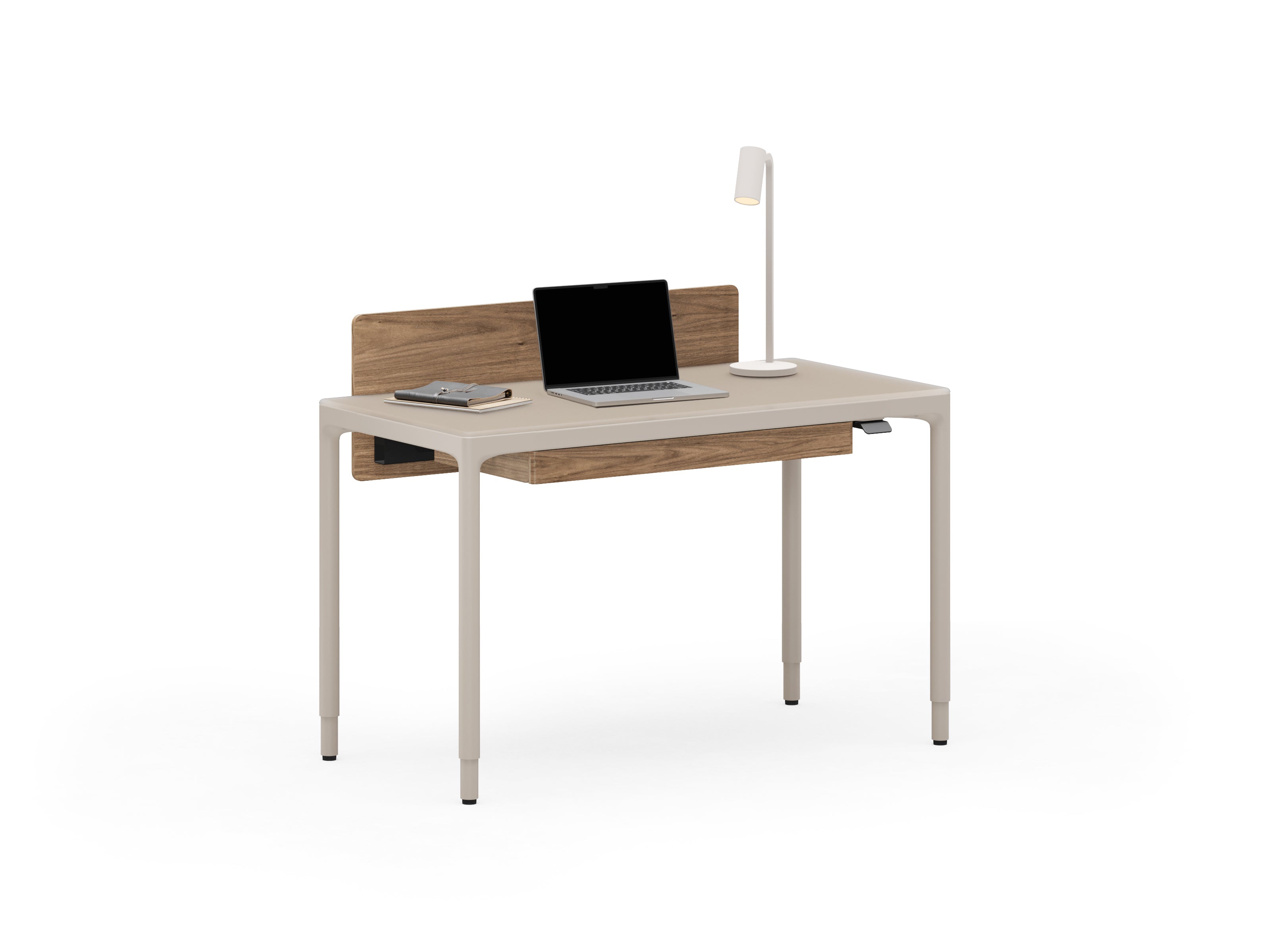 BDI Luma 6761 Sit+Stand Desk | 48"x24" - stylish desk for modern spaces | Image 9 | InSTYLE Home & Rugs