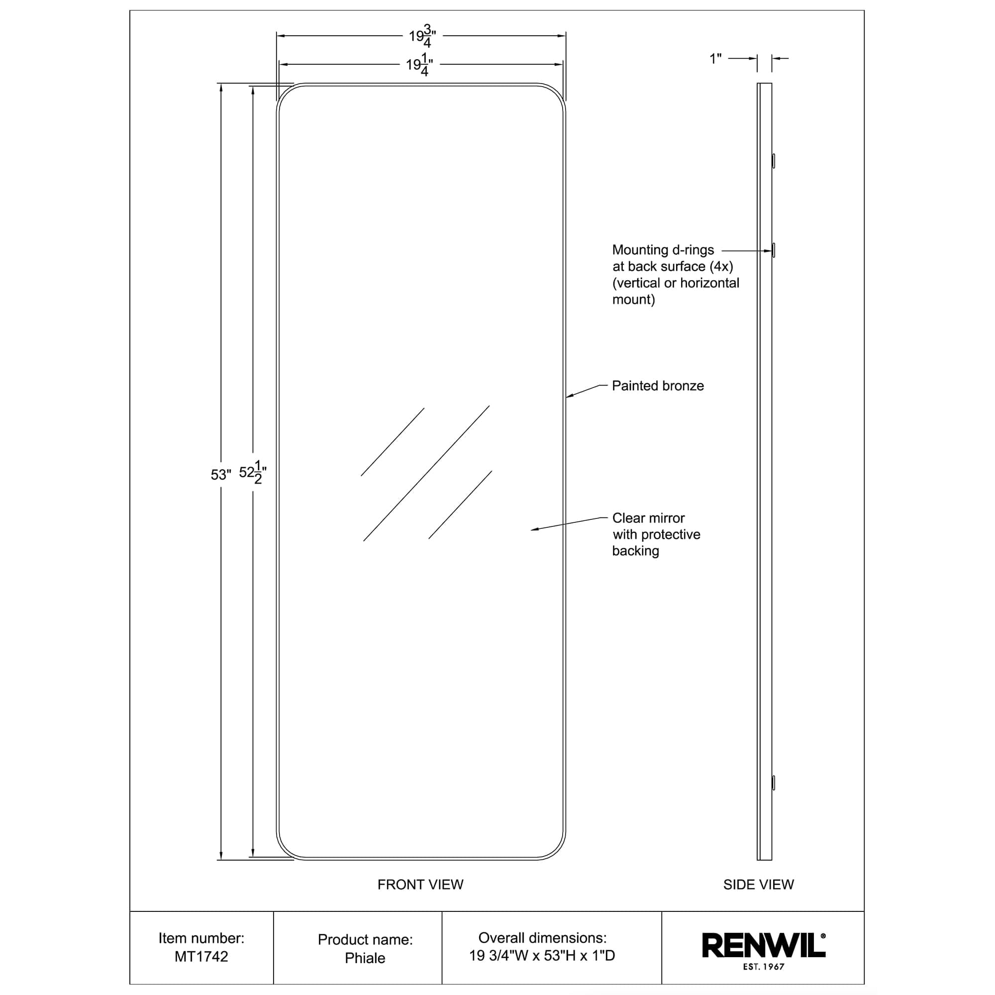 Phiale - available in various shapes, sizes, and frame styles | Image 5 | InSTYLE Home & Rugs