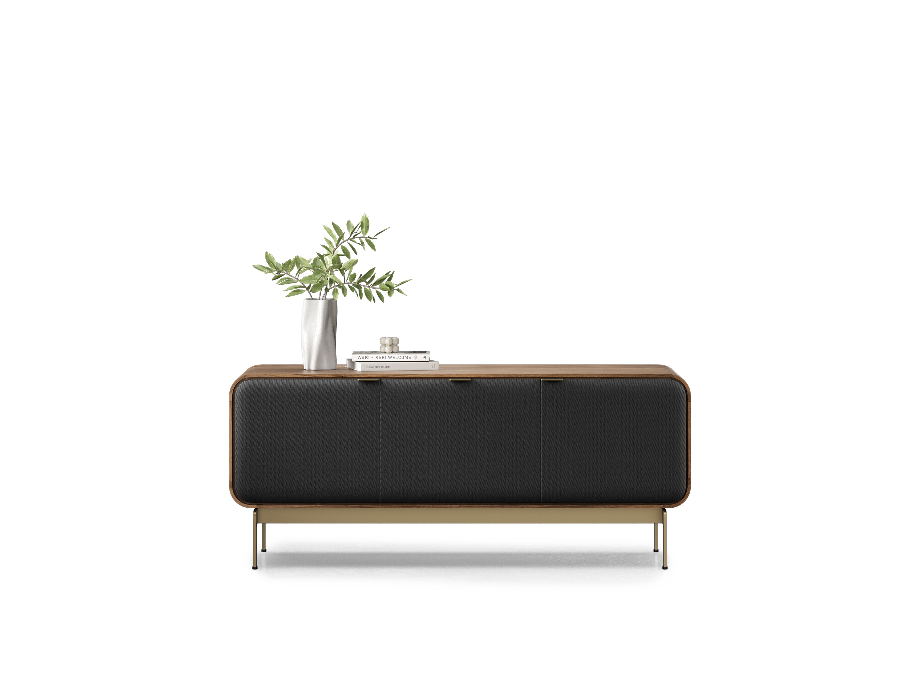 Plume Media Console 8077 - compact console for organizing entryway or hallway essentials | Image 7 | InSTYLE Home & Rugs