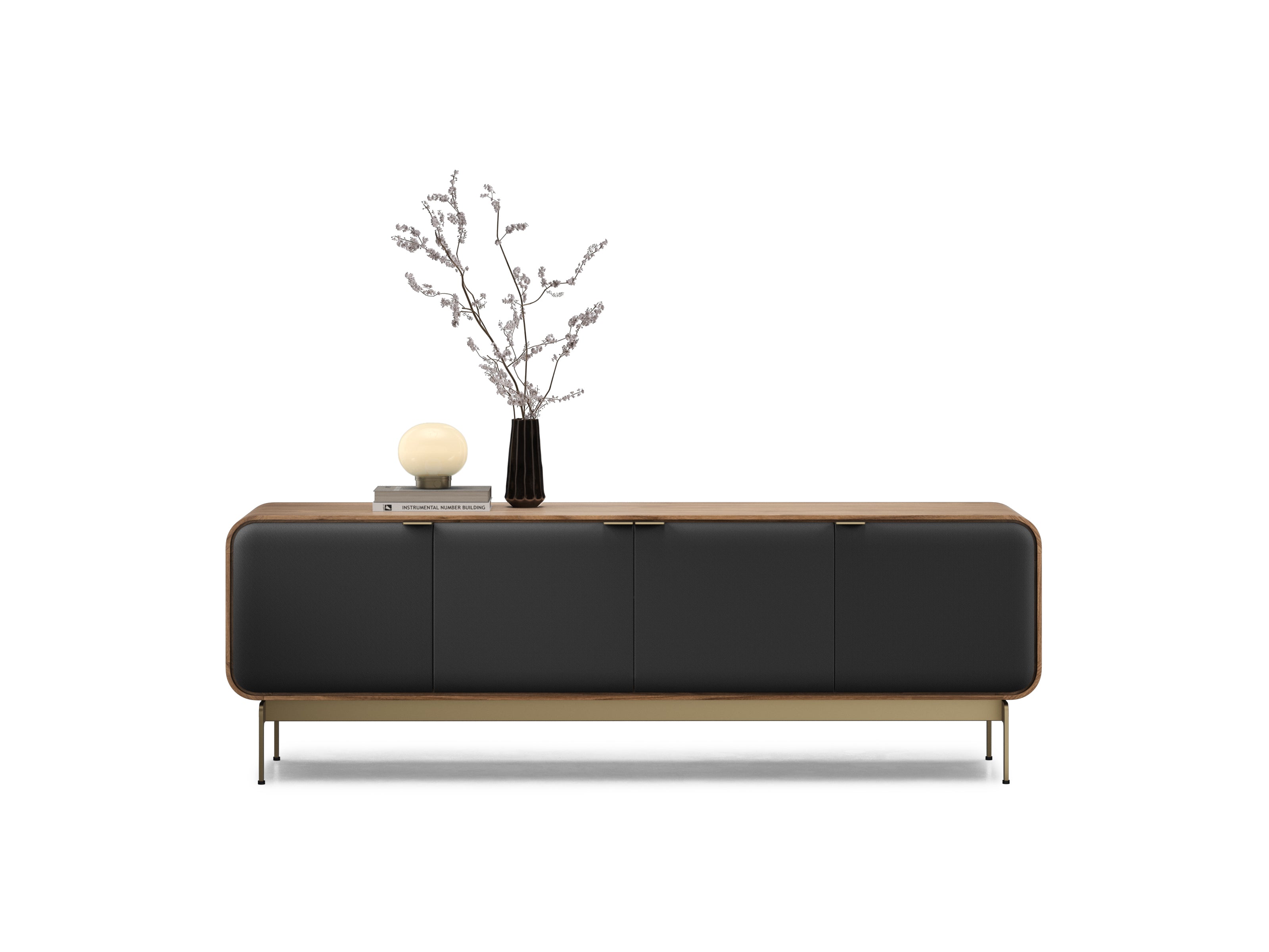 Plume Media Console 8079 - versatile console for stylish storage and display in any room | Image 7 | InSTYLE Home & Rugs