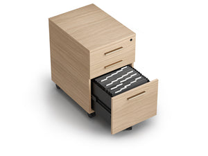 Sequel Studio Mobile File Pedestal 6607 - steel mobile file pedestal with lockable drawers for security | Image 5 | InSTYLE Home & Rugs