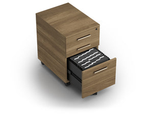 Sequel Studio Mobile File Pedestal 6607 - steel mobile file pedestal with lockable drawers for security | Image 9 | InSTYLE Home & Rugs