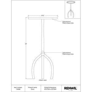 Dunn* - chic accent table for contemporary home interiors | Image 5 | InSTYLE Home & Rugs