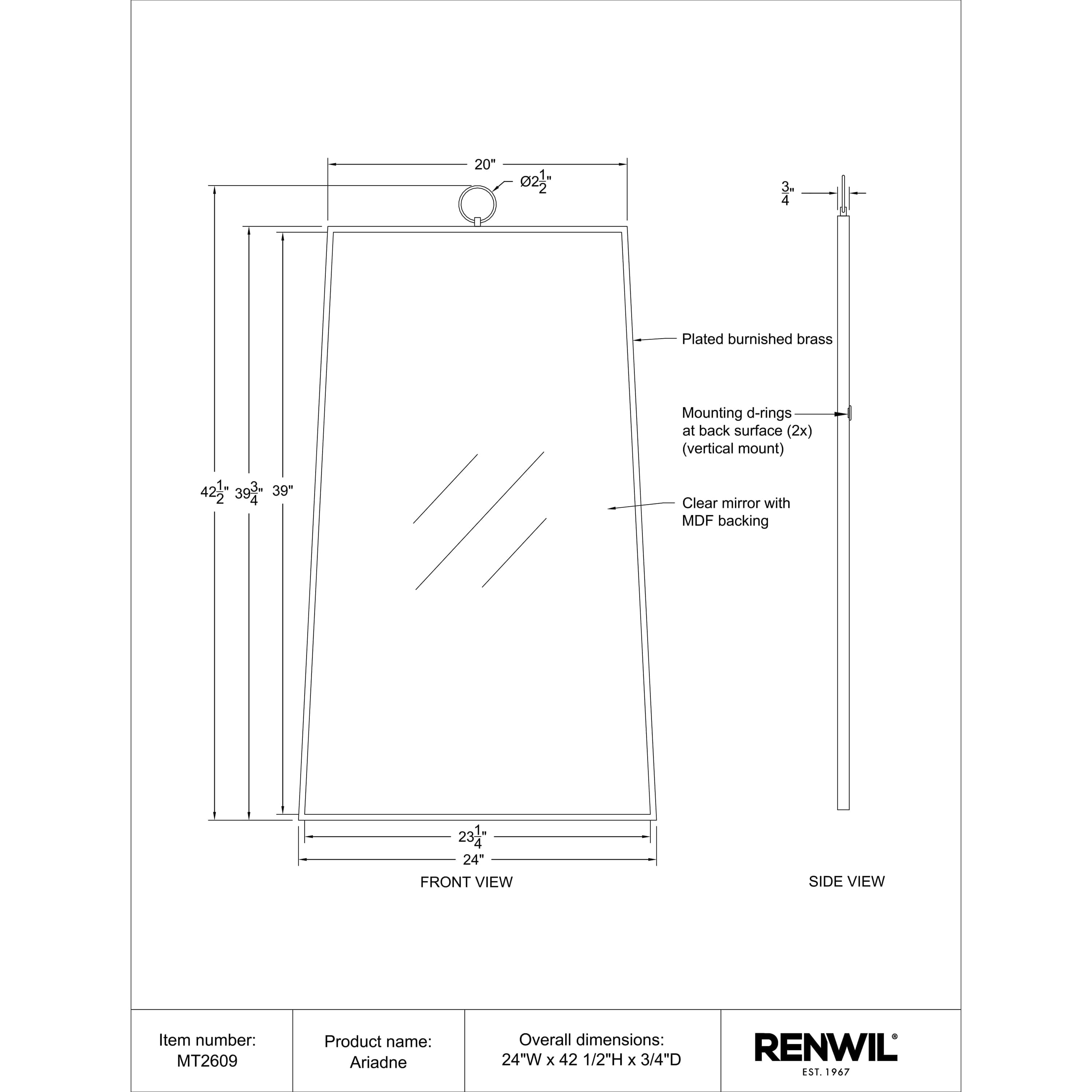 Ariadne - available in various shapes, sizes, and frame styles | Image 5 | InSTYLE Home & Rugs