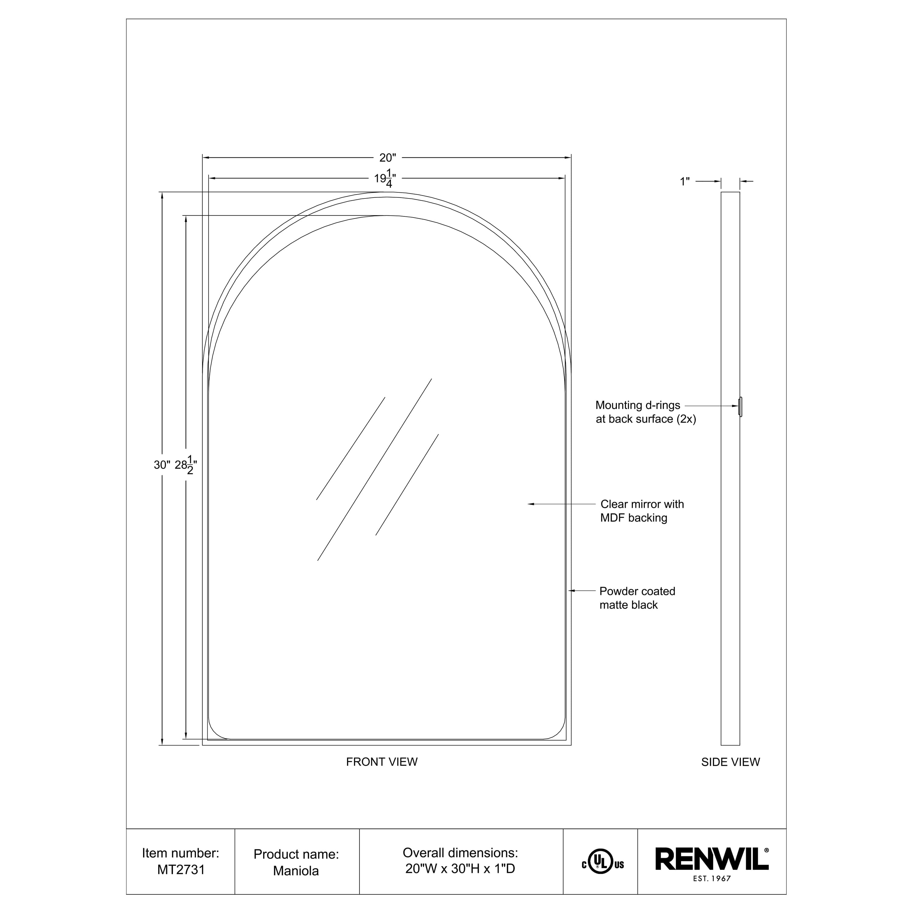 Maniola - available in various shapes, sizes, and frame styles | Image 5 | InSTYLE Home & Rugs