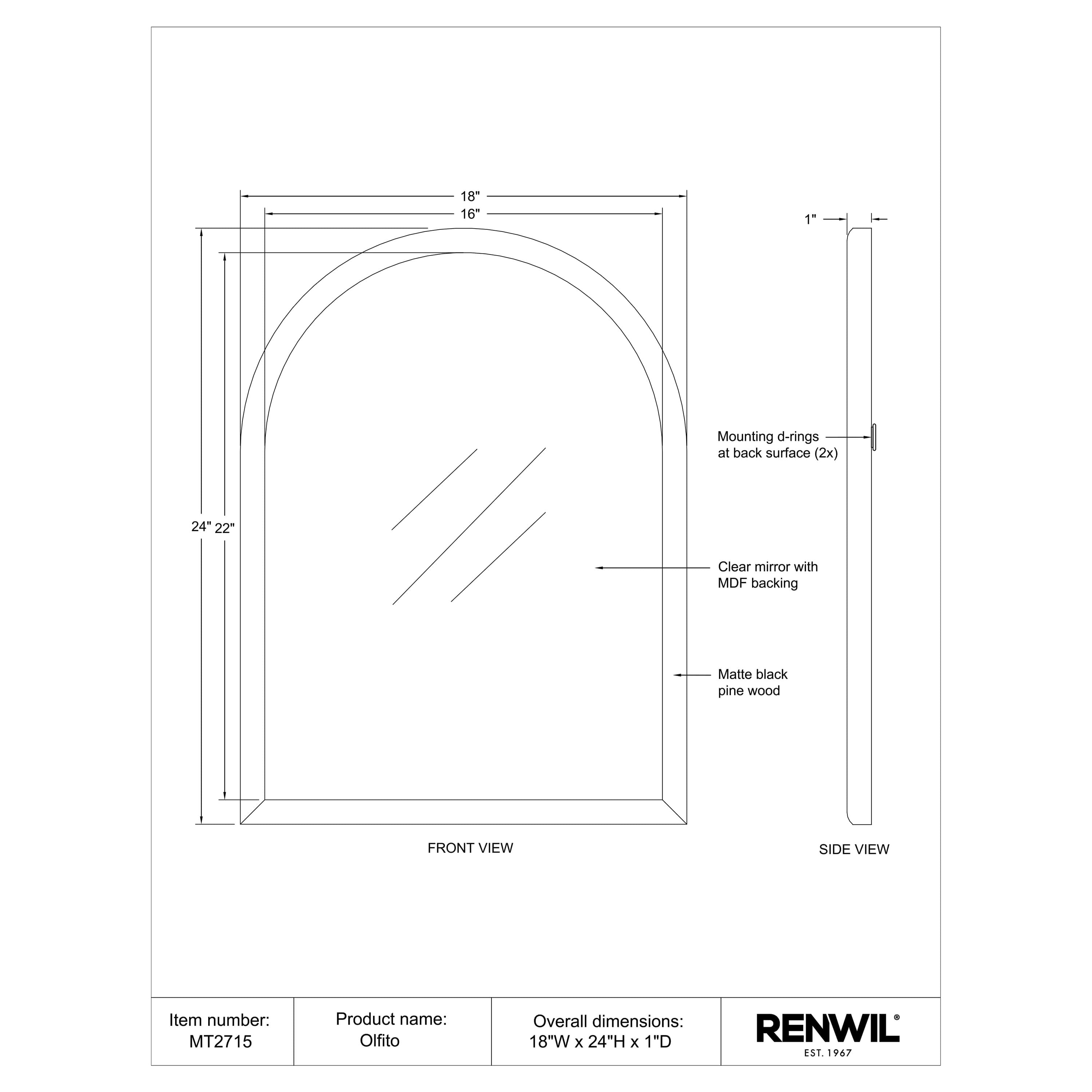 Olfito - available in various shapes, sizes, and frame styles | Image 5 | InSTYLE Home & Rugs