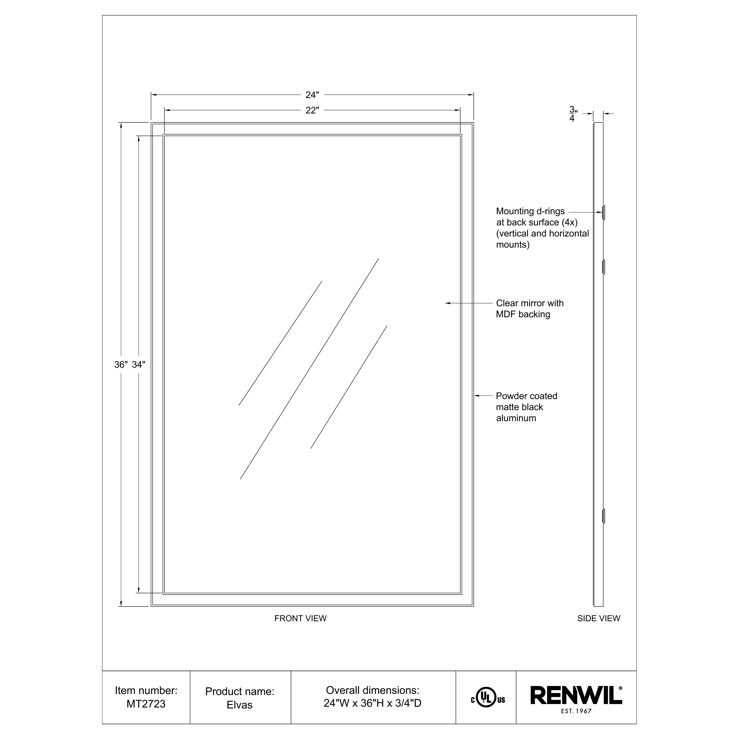 Elvas - available in various shapes, sizes, and frame styles | Image 5 | InSTYLE Home & Rugs